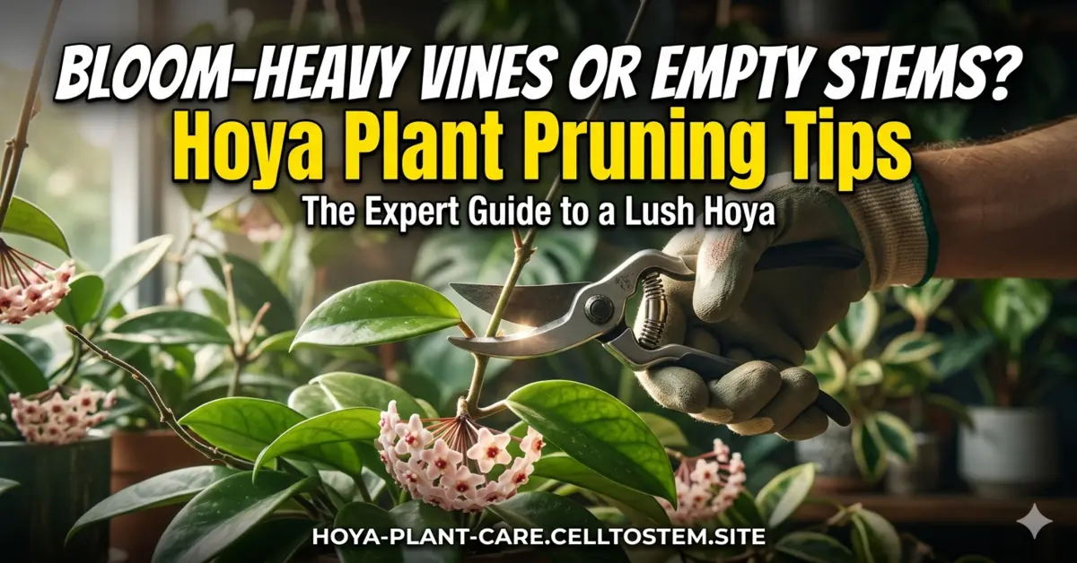 Hoya Plant Pruning Tips Expert Guide for Lush, Bloom-Heavy Vines